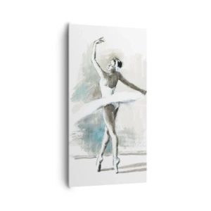 Impression sur toile - Image sur toile - Enchantement du cygne - 65x120 cm