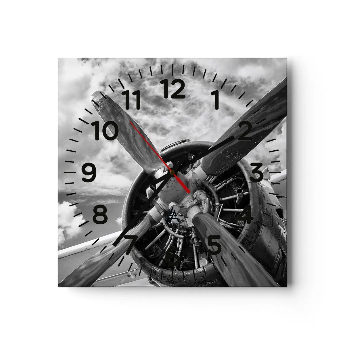 Horloge murale - Pendule murale - Dompteur de ciel - 40x40 cm