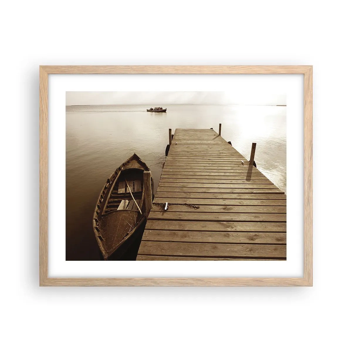 Affiche dans un chêne clair - Poster - Le grand silence - 50x40 cm