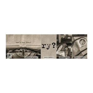 Échantillon de Papier Peint Premium Sand - Réponds-moi - Machine à mousser, Ancien, Rétro - 100x30 cm