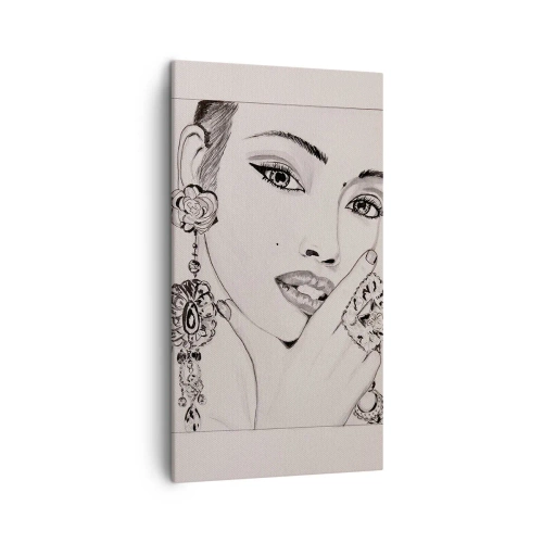 Impression sur toile - Image sur toile - Le plus beau joyau - 45x80 cm