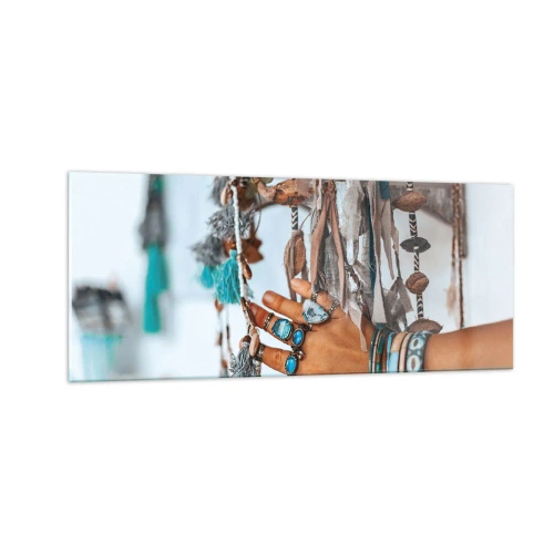 Impression sur verre - Image sur verre - Trésor local - 100x40 cm