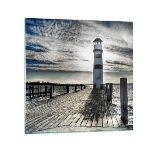 Impression sur verre - Image sur verre - Marins, je vous attend - 60x60 cm