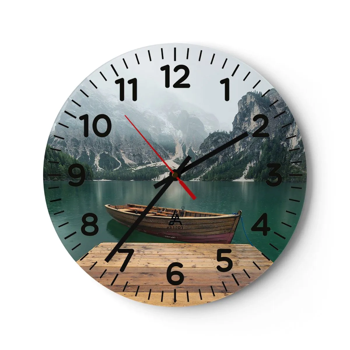 Horloge murale - Pendule murale - Faire face à la fierté des rochers - 30x30 cm