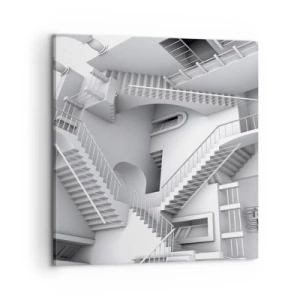 Impression sur toile - Image sur toile - Paradoxes spatiaux - 60x60 cm