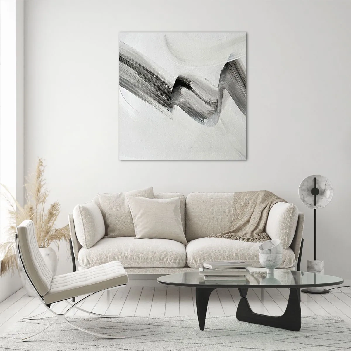 Impression sur verre - Image sur verre - Mine de rien pour s'amuser - 70x70 cm