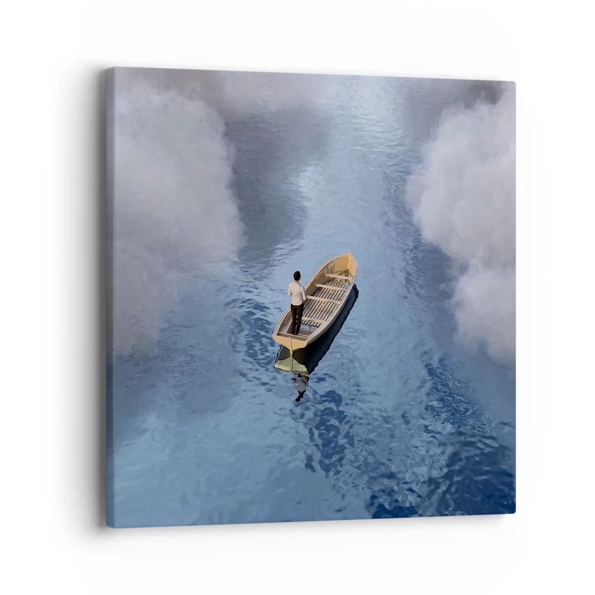 Impression sur toile - Image sur toile - Vie – voyage – inconnu - 40x40 cm