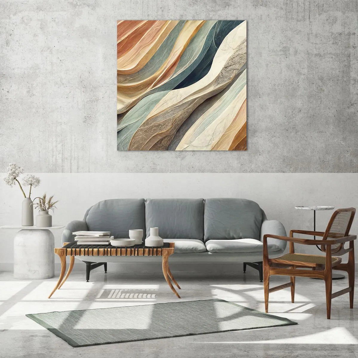 Impression sur verre - Image sur verre - Le moment avant le changement - 60x60 cm