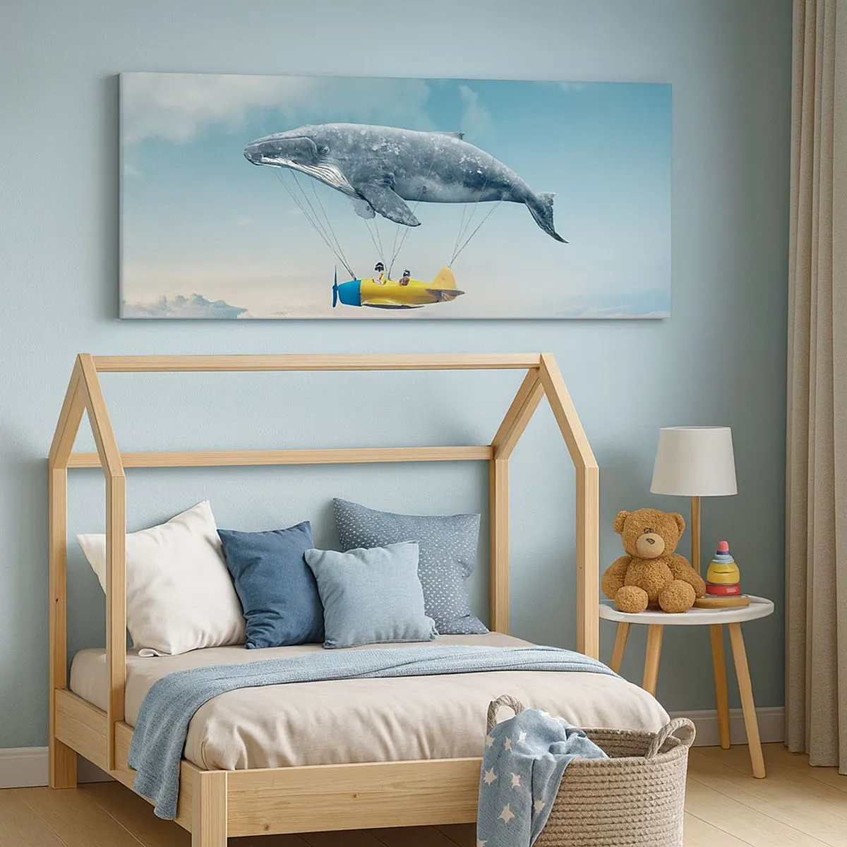 Impression sur toile - Image sur toile - Pourquoi pas? - 100x40 cm