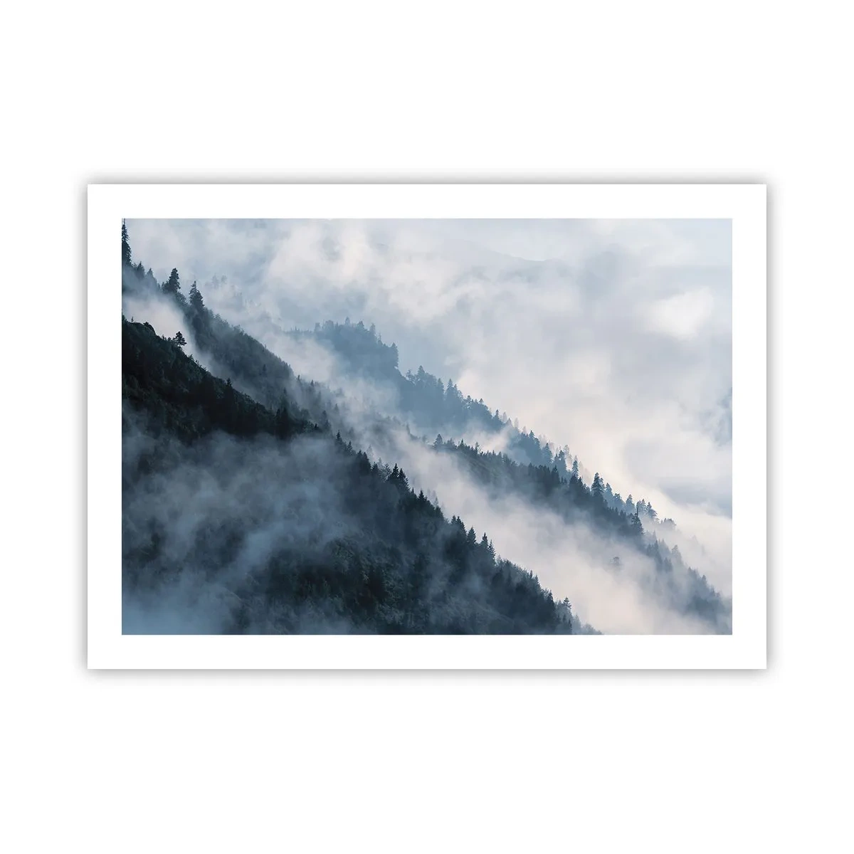 Affiche - Poster - Mysticisme des montagnes - 70x50 cm