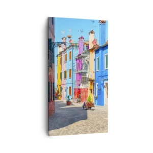 Impression sur toile - Image sur toile - Ville "Sous les perroquets" - 45x80 cm