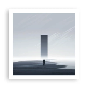 Affiche - Poster - Opportunité ou menace ? - 60x60 cm