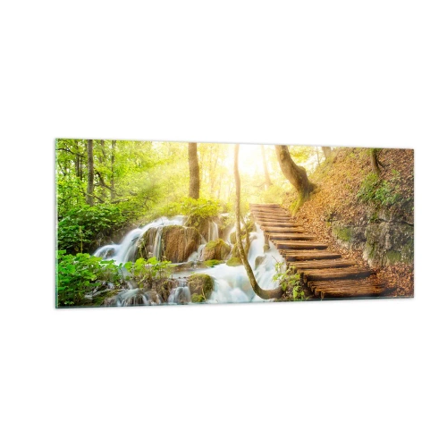 Impression sur verre - Image sur verre - Une fraîcheur tant désirée - 100x40 cm