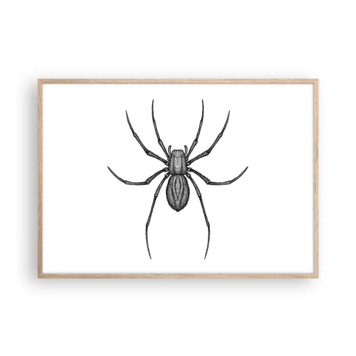 Affiche dans un chêne clair - Poster - Une précision troublante - 100x70 cm