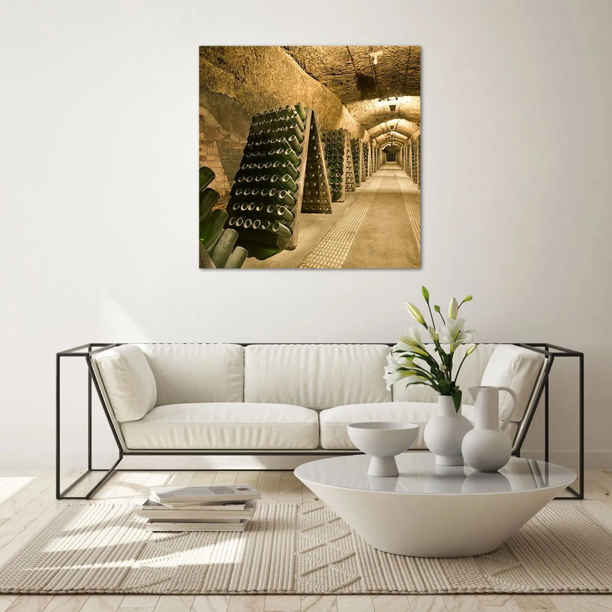 Impression sur verre - Image sur verre - L'éveil du goût - 60x60 cm