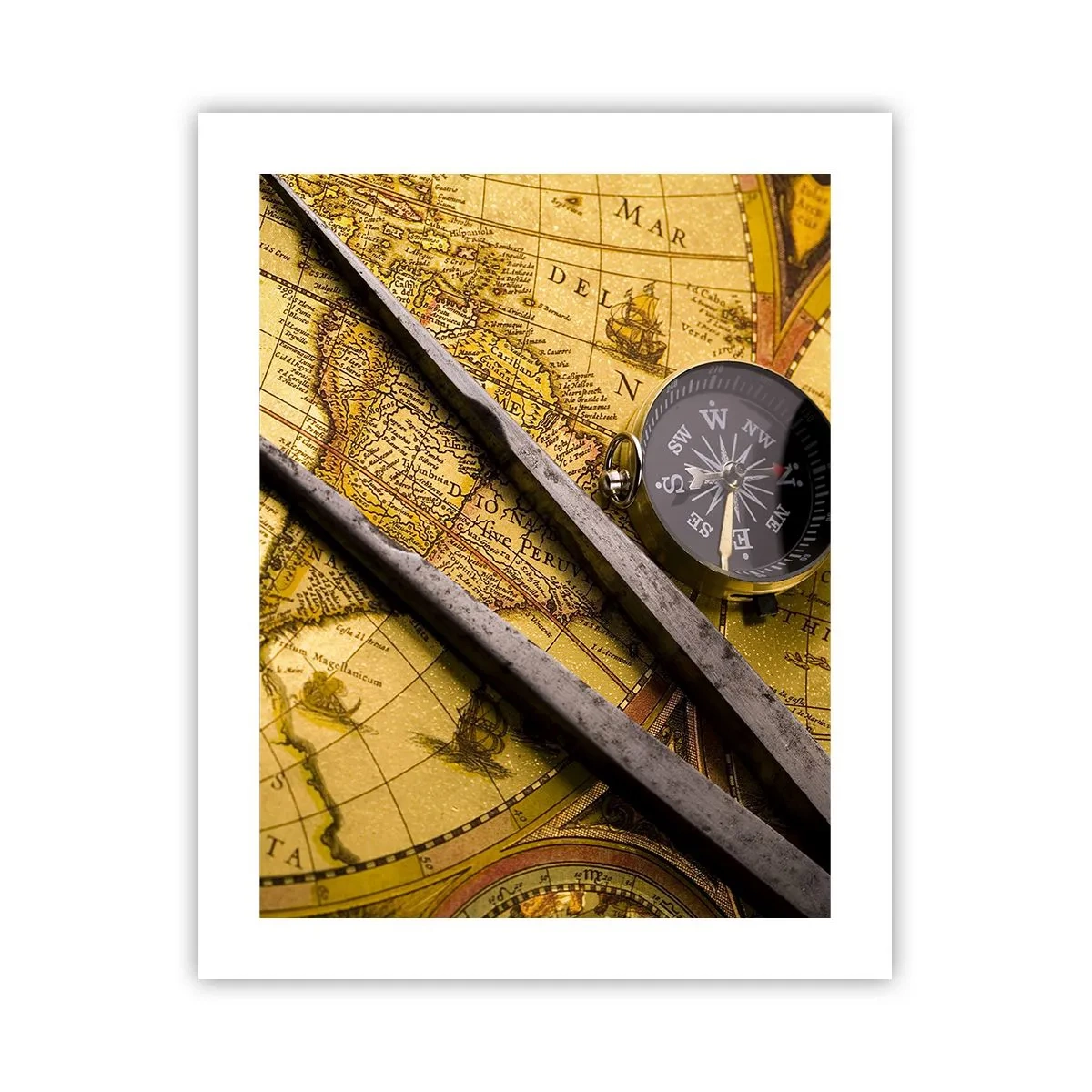 Affiche - Poster - Où sont ces trésors? - 40x50 cm