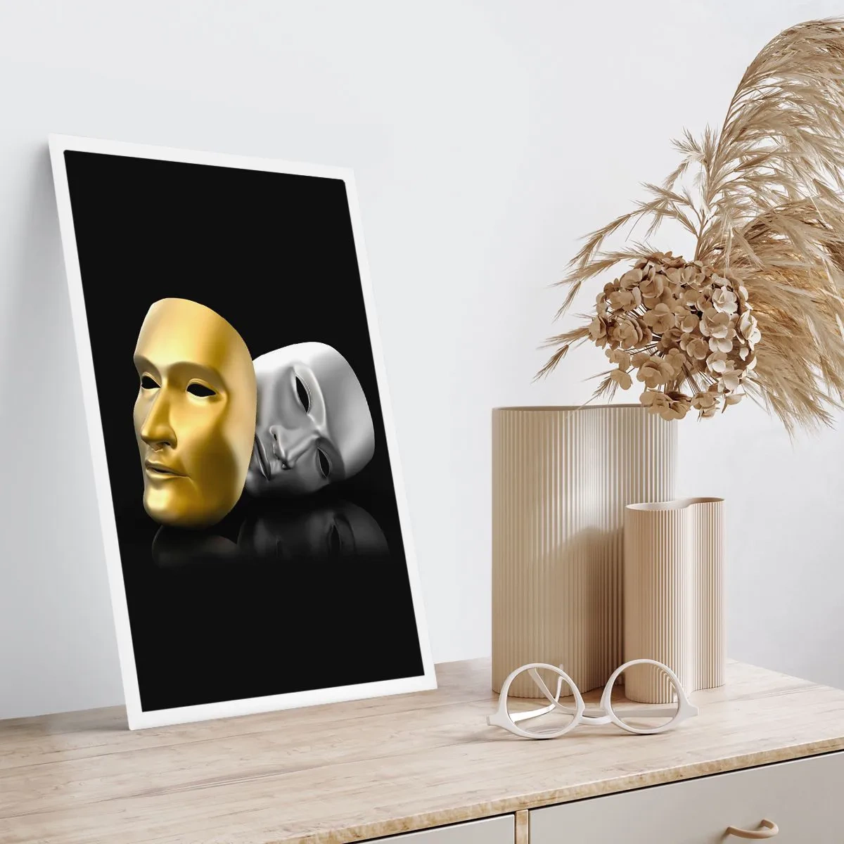 Affiche - Poster - La vie est un théâtre - 40x50 cm