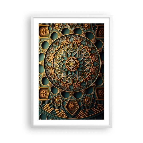 Affiche dans un cadre blanc - Poster - Dans une ambiance arabe - 50x70 cm