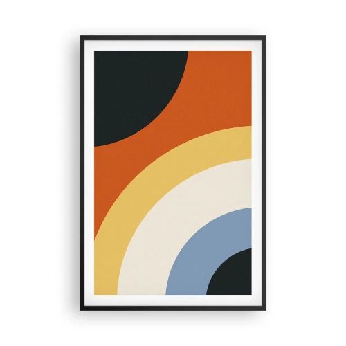 Affiche dans un cadre noir - Poster - Vers son soi - 61x91 cm