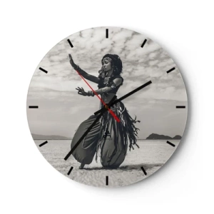 Horloge murale - Pendule murale - Danse des îles du sud - 40x40 cm