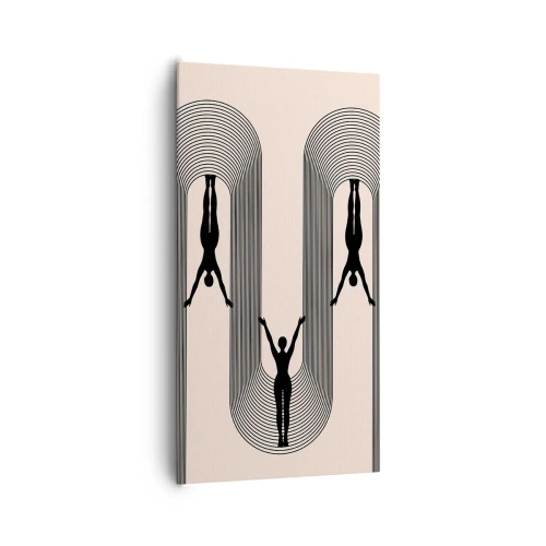 Impression sur toile - Image sur toile - Les jambes en l’air - 65x120 cm