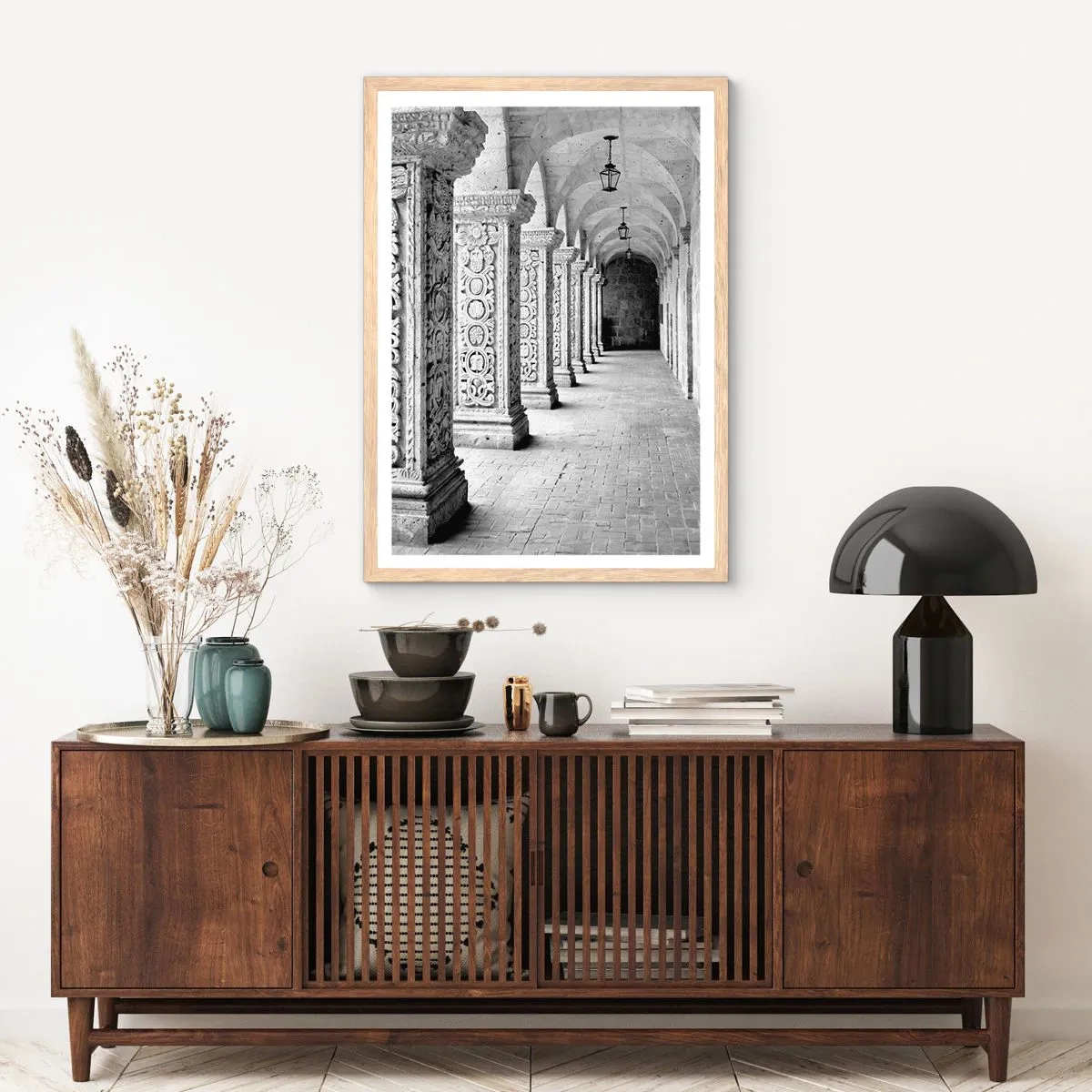 Affiche dans un chêne clair - Poster - Où cela mène-t-il…? - 30x40 cm