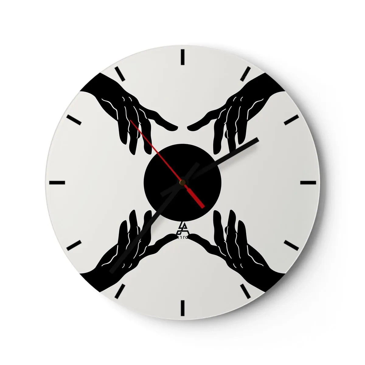 Horloge murale - Pendule murale - Signe secret - 40x40 cm
