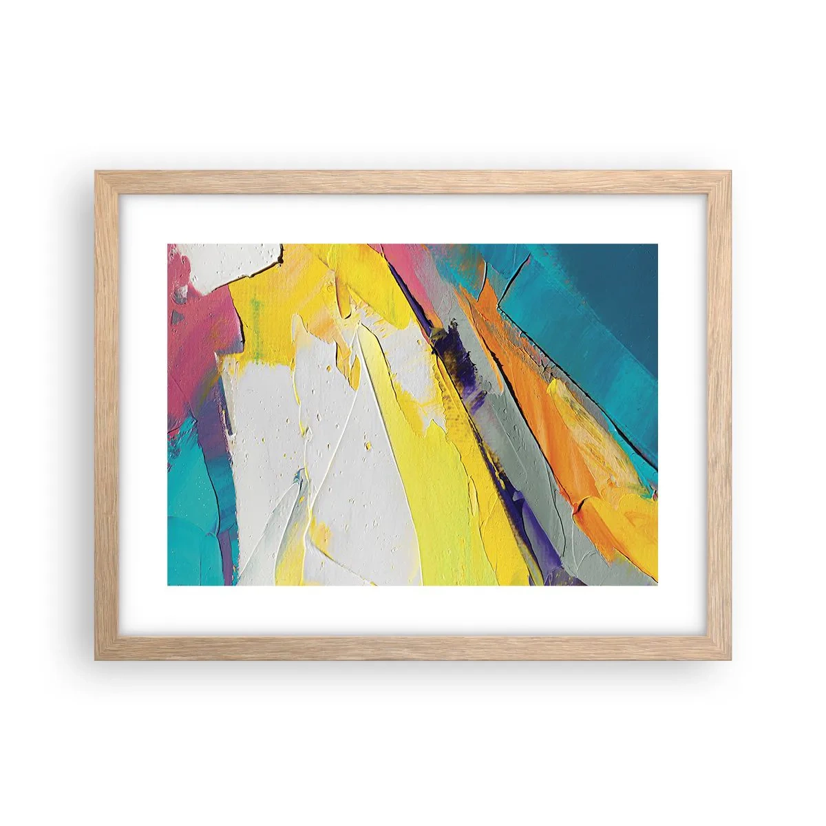 Affiche dans un chêne clair - Poster - Anatomie du monde - 40x30 cm