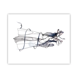 Affiche - Poster - Étude du touché - 50x40 cm