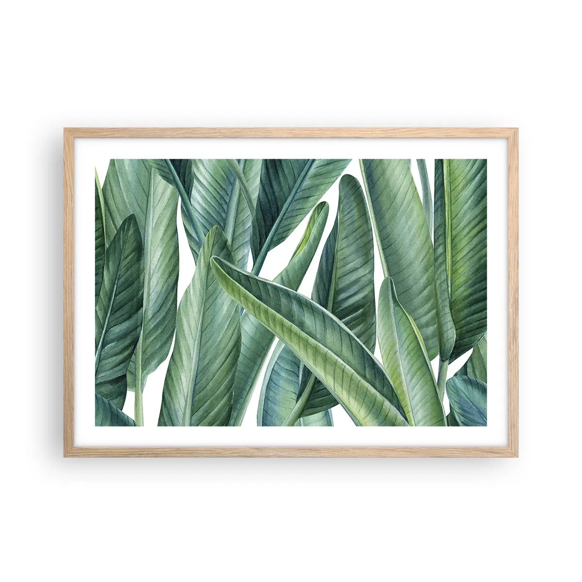 Affiche dans un chêne clair - Poster - La nature face à elle-même - 70x50 cm