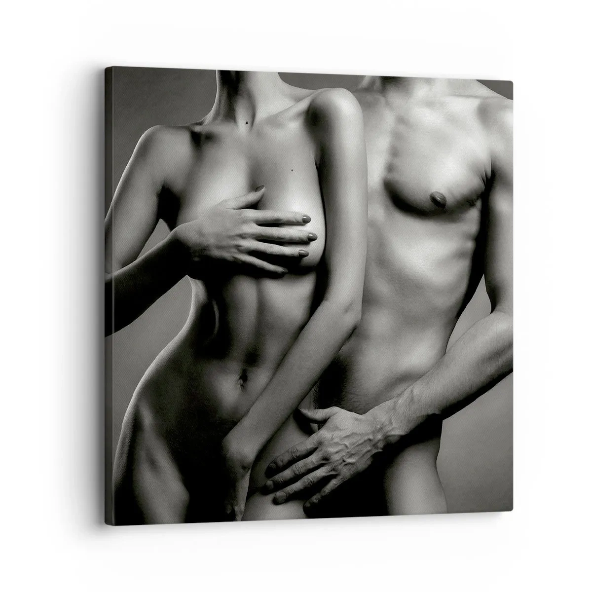 Impression sur toile - Image sur toile - Adam et Eve - 30x30 cm