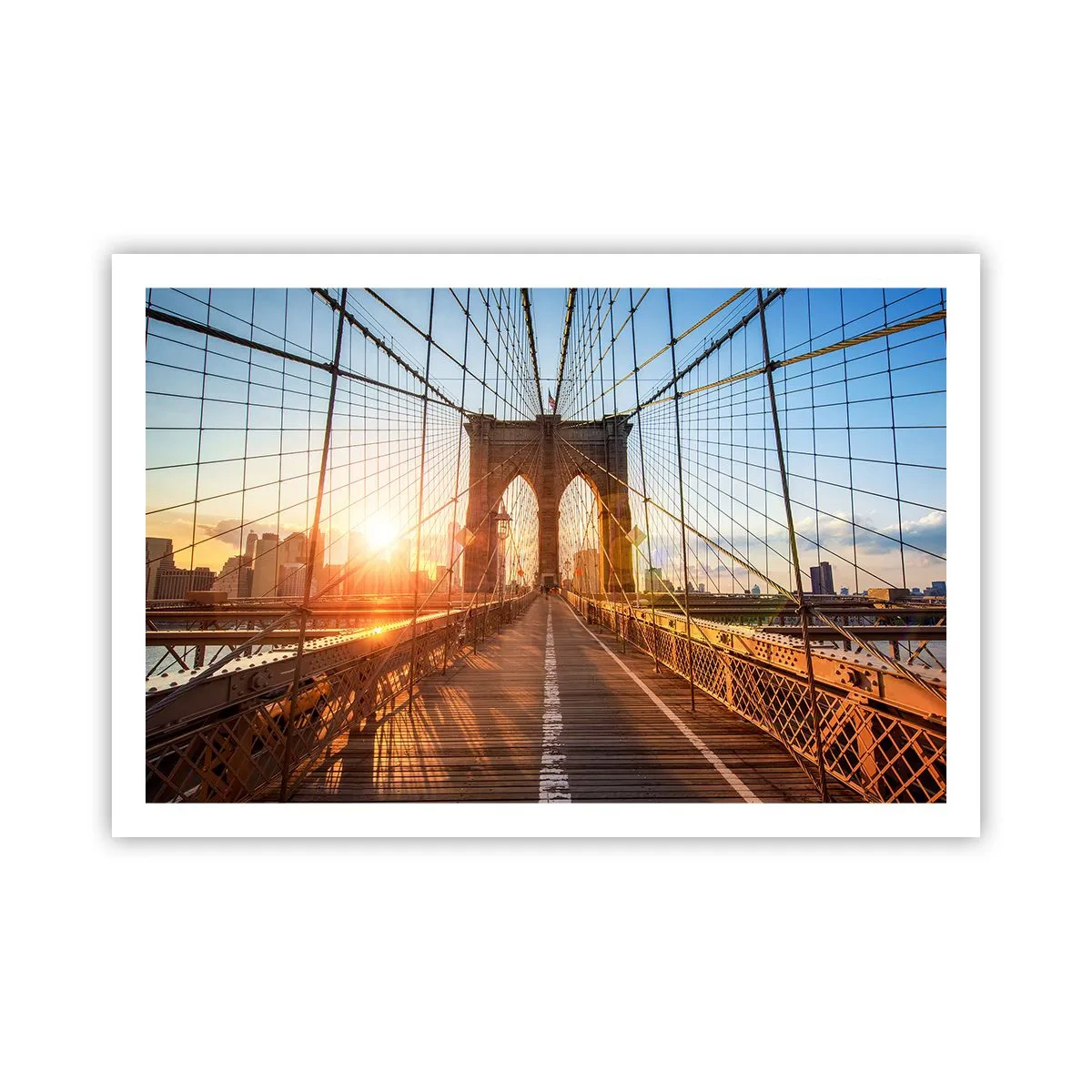Affiche - Poster - Sur le pont d'or - 91x61 cm