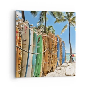 Impression sur toile - Image sur toile - Jeux ensoleillés - 70x70 cm