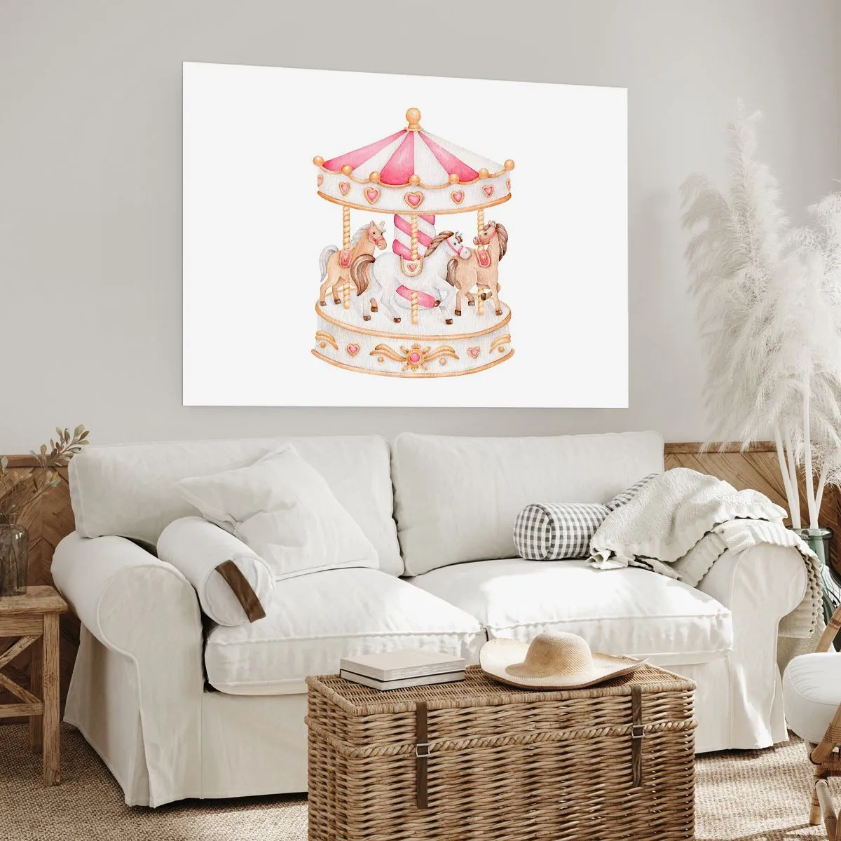 Affiche - Poster - Le doux monde de l'enfance - 50x40 cm