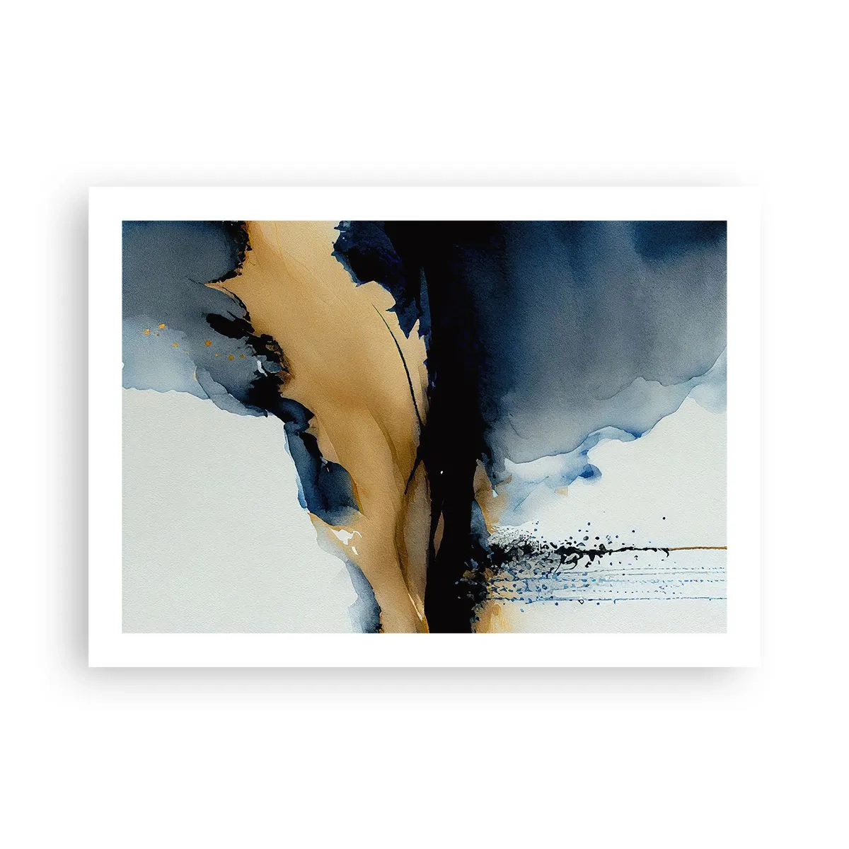 Affiche - Poster - Derrière le rideau - 70x50 cm