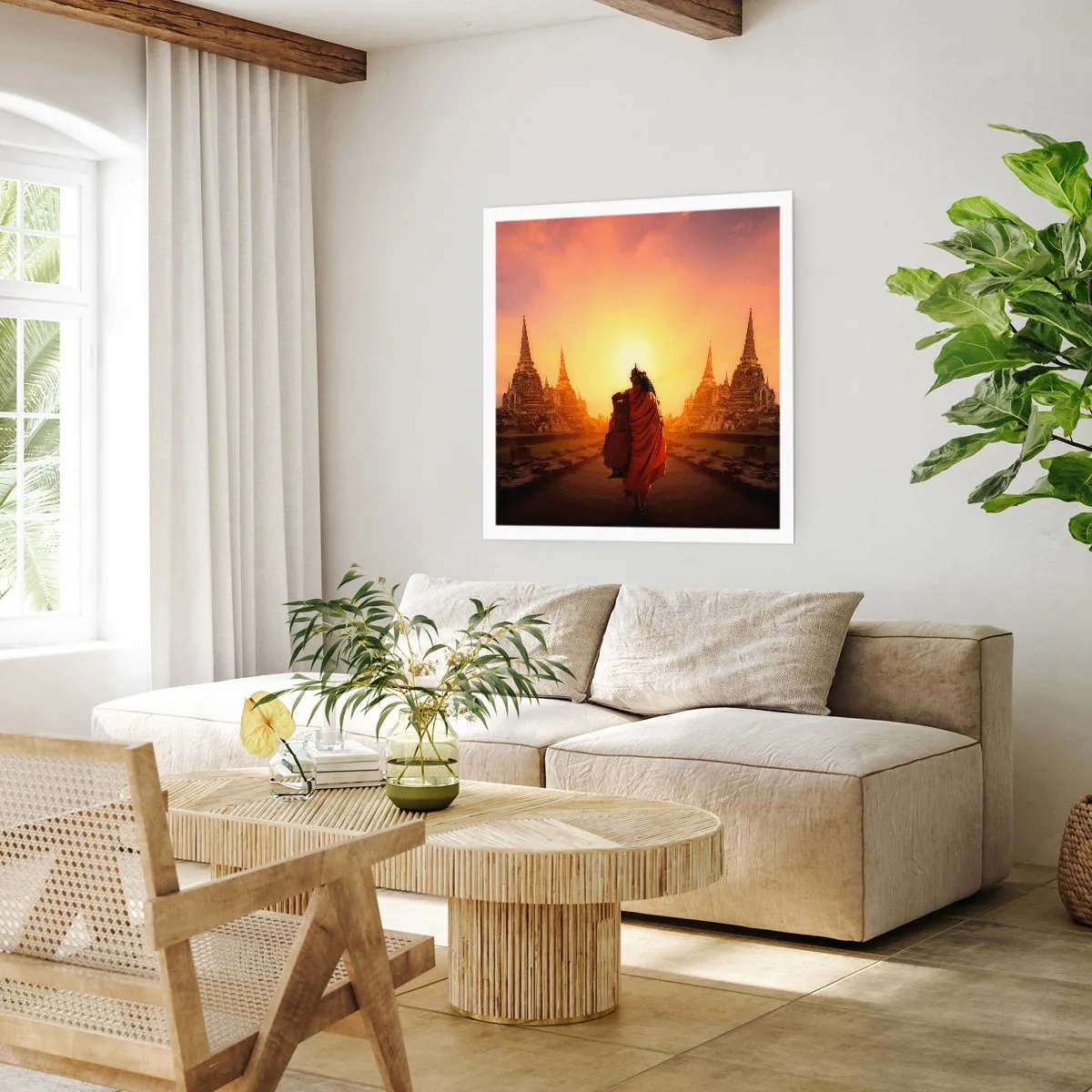 Affiche - Poster - En paix pour l'éternité - 60x60 cm