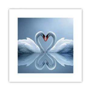 Affiche - Poster - Le temps de l'amour - 30x30 cm