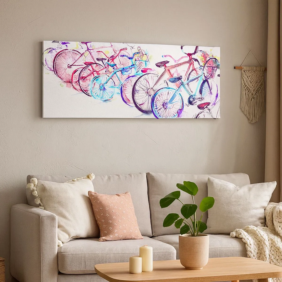 Impression sur toile - Image sur toile - Congrès du club Antymoto - 100x40 cm