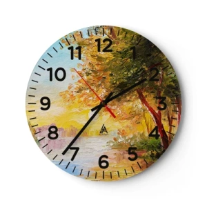 Horloge murale - Pendule murale - Et in Arcadia ego - 30x30 cm