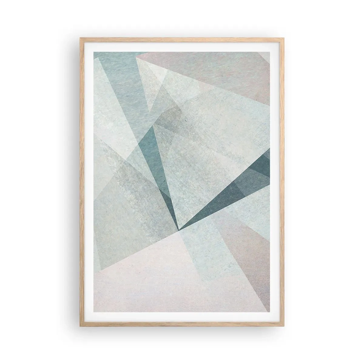 Affiche dans un chêne clair - Poster - Calme bien que dynamique - 70x100 cm