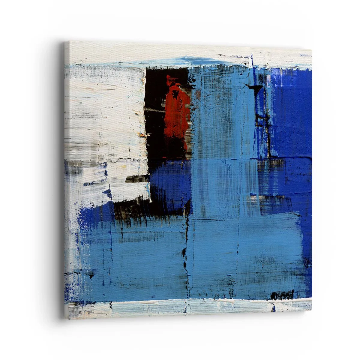 Impression sur toile - Image sur toile - Secret de bleu - 40x40 cm