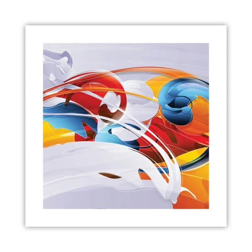 Affiche - Poster - La danse des éléments - 40x40 cm