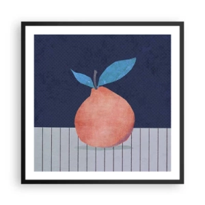 Affiche dans un cadre noir - Poster - Convexité et plan - 60x60 cm