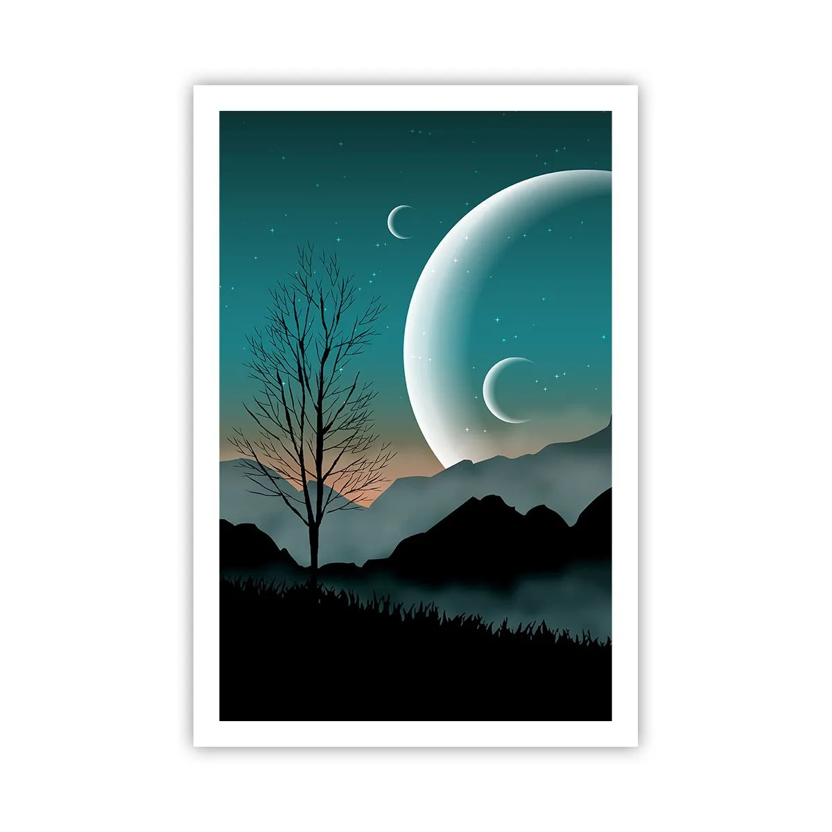 Affiche - Poster - Carnaval de la nuit étoilée - 61x91 cm
