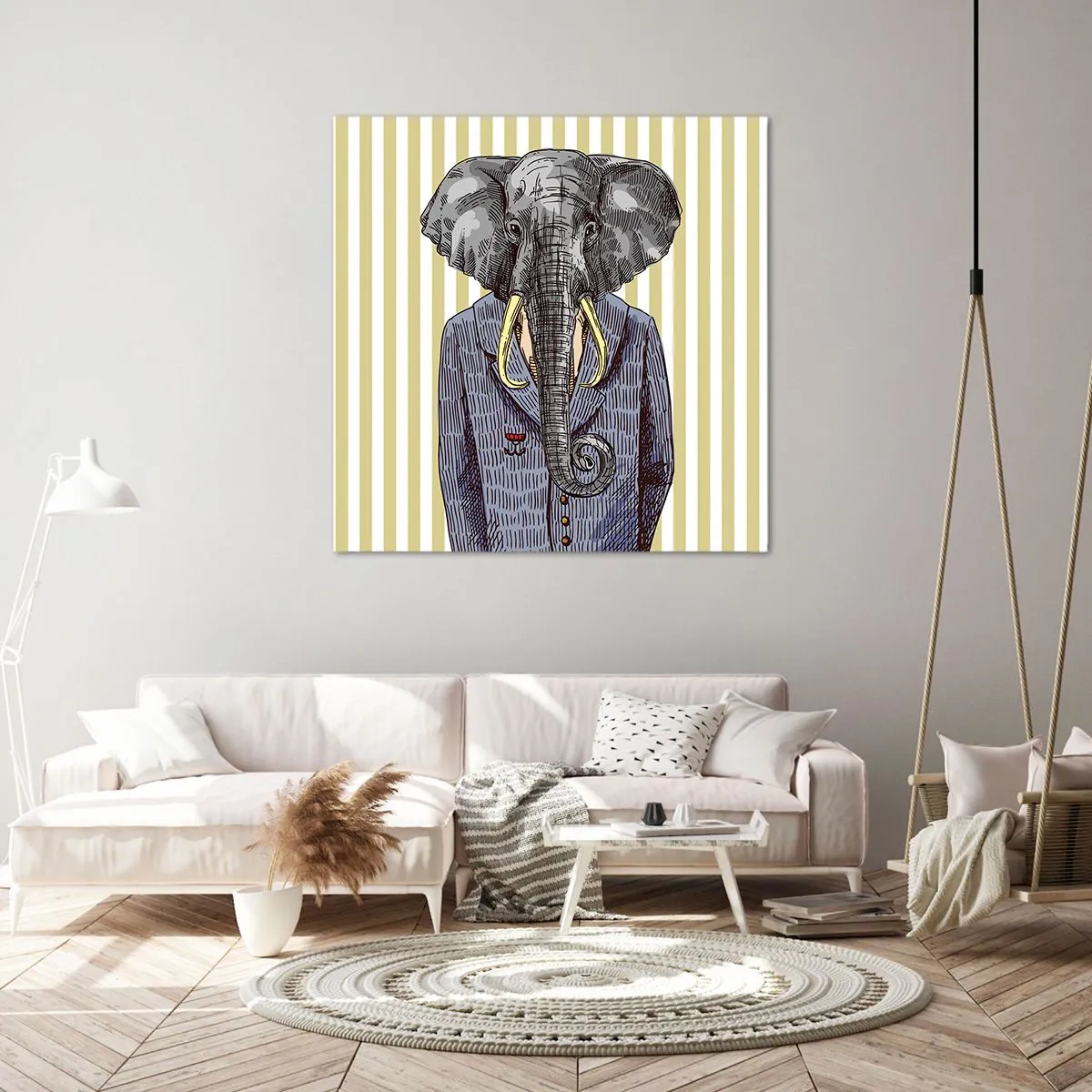 Impression sur toile - Image sur toile - Élégant par nature - 70x70 cm