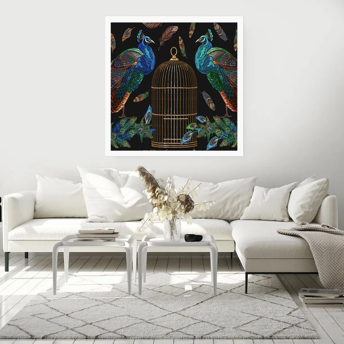 Affiche - Poster - En robes royales - 30x30 cm