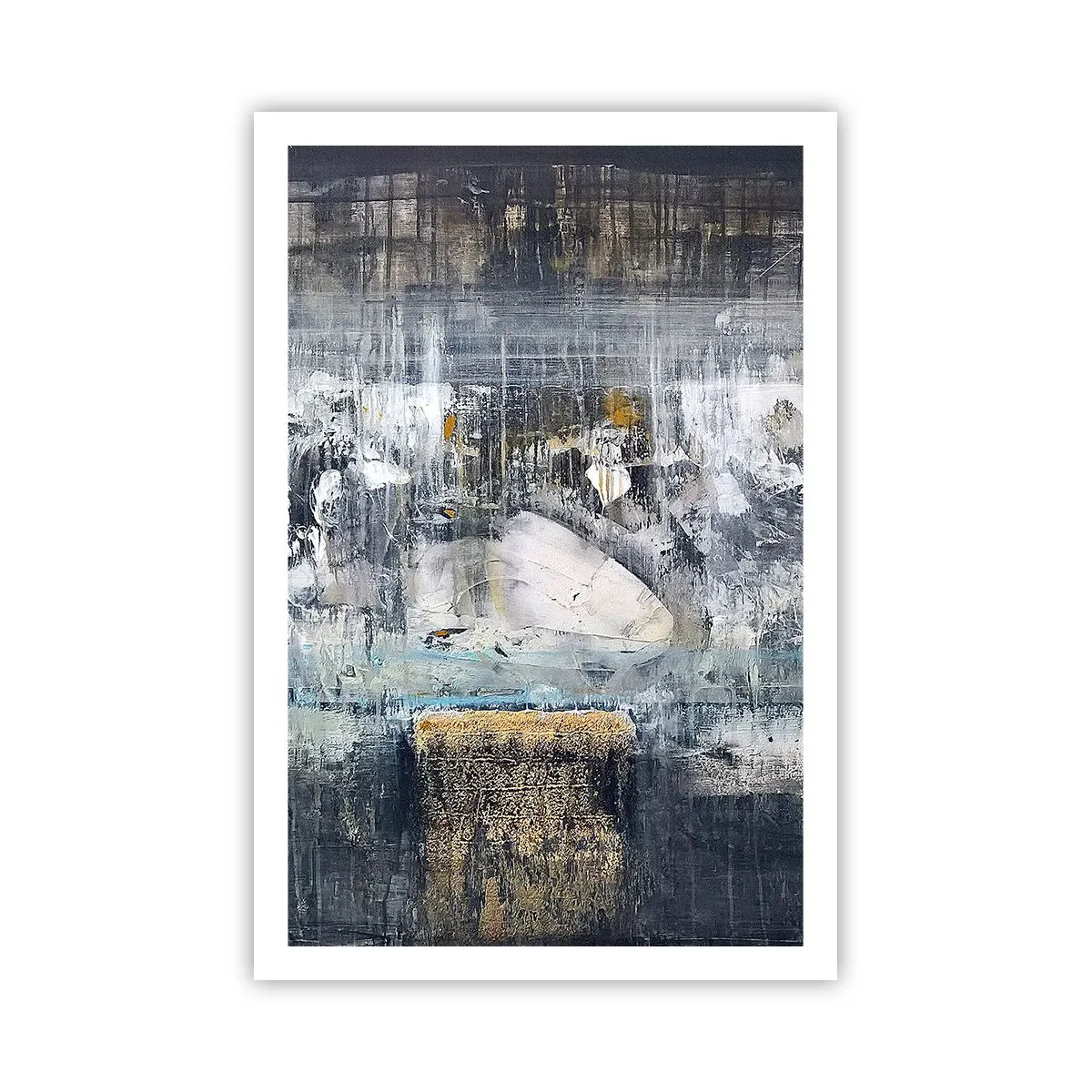 Affiche - Poster - Comme sur la glace, comme après décembre - 61x91 cm