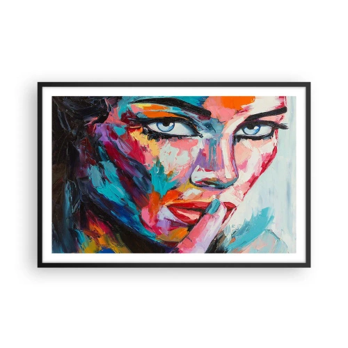 Affiche dans un cadre noir - Poster - Notre premier secret - 91x61 cm