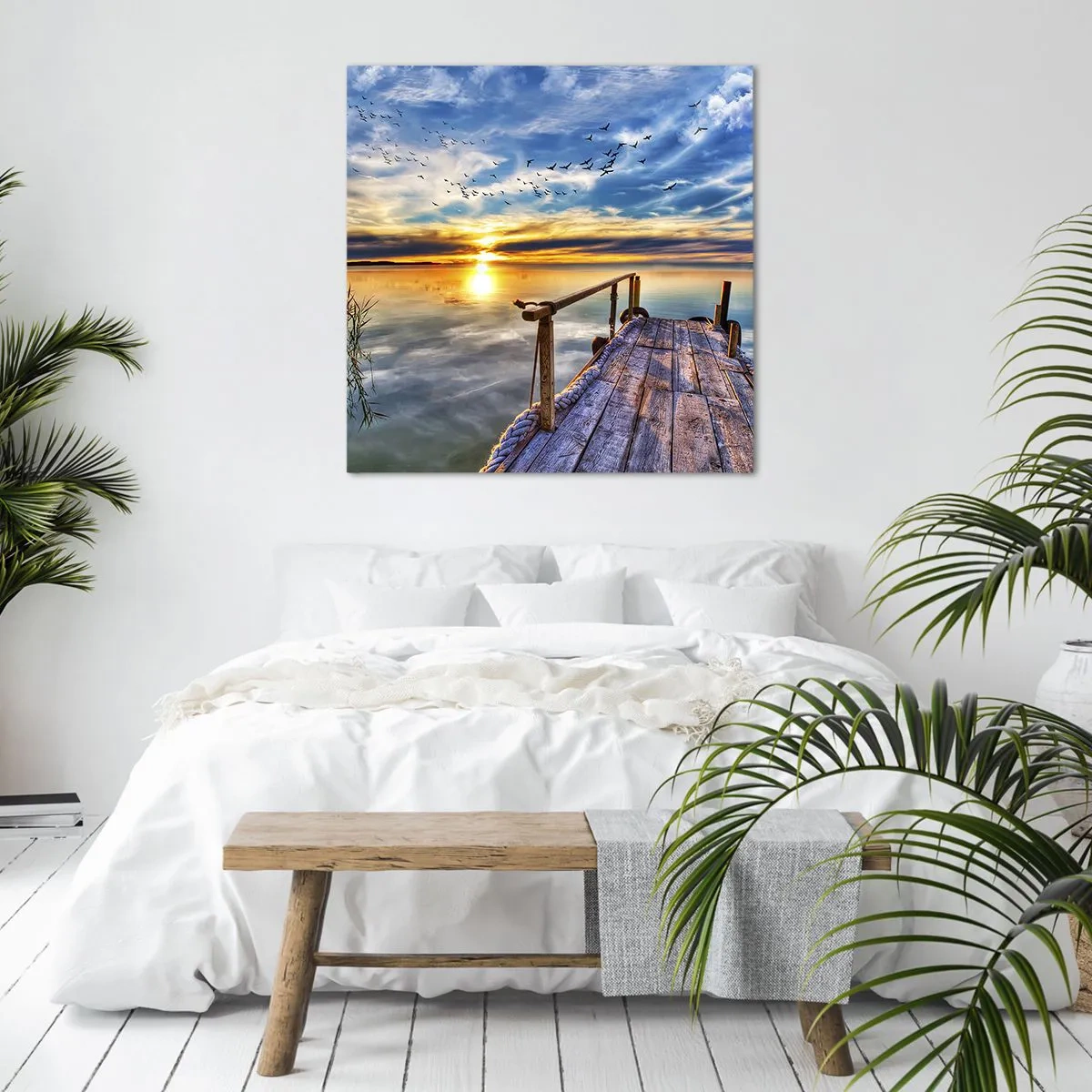 Impression sur toile - Image sur toile - Le vent se repose - 60x60 cm
