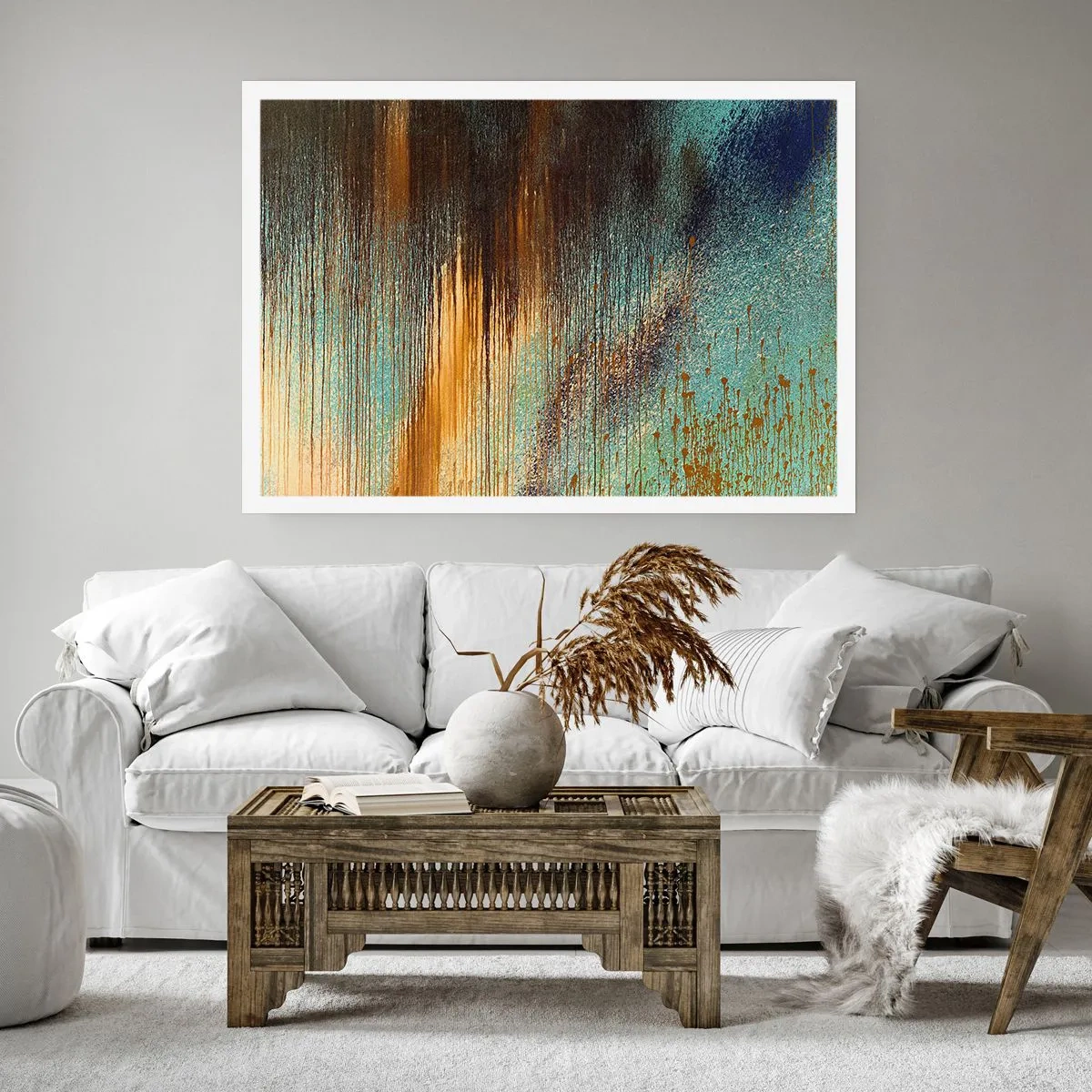 Affiche - Poster - Une composition de couleirs non fortuite - 40x30 cm